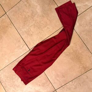 Unbranded Men's Red and Burgundy Trousers